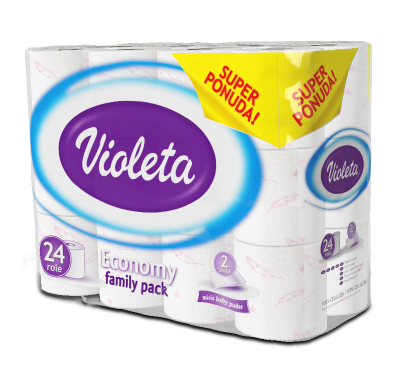 Toalet papir Economy 2-sl. 24/1