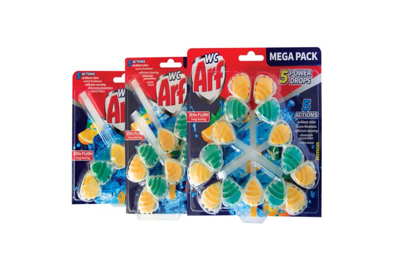 Osvježivač za wc školjku ARF LEMON BOOST 3x 55g