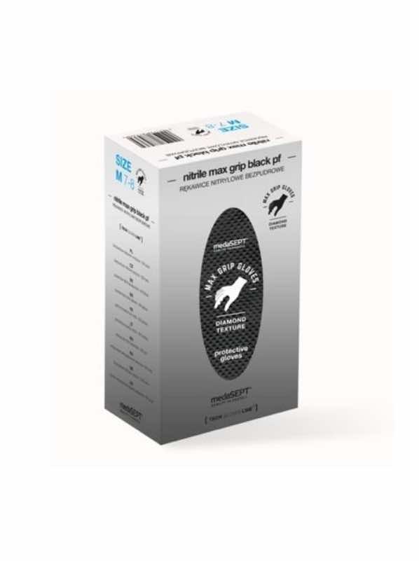 ZaÅ¡titne nitrilne rukavice MAX GRIP 100/1