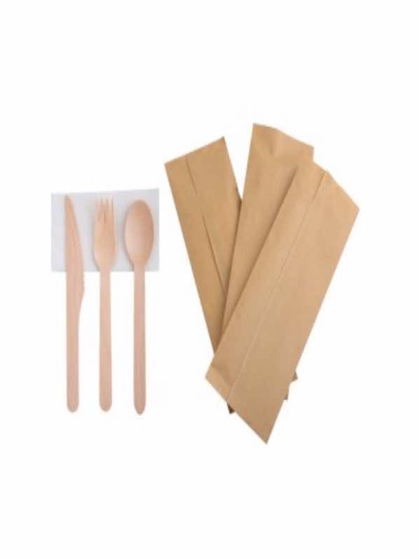 Set pribora za jelo sa salvetom 10/1
