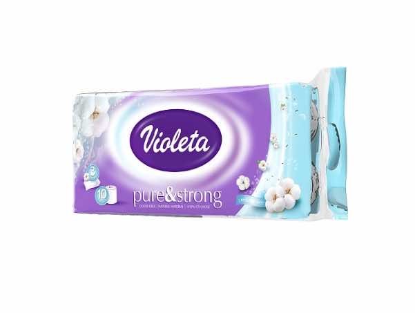Toalet papir PURE&amp;STRONG 10/1 3sl