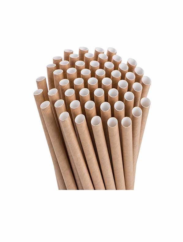 Papirnata slamka KRAFT 8mm 100/1