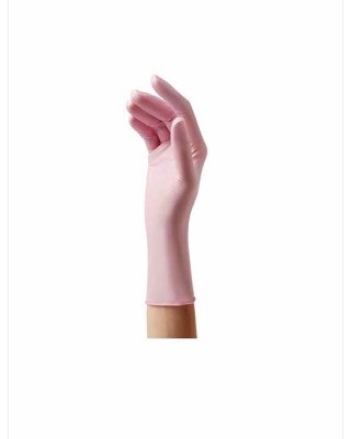 Rukavice nitrilne bez pudera 100/1 ROZE