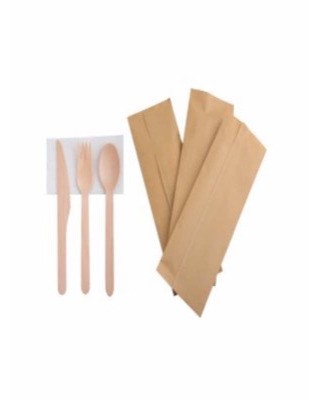 Set pribora za jelo sa salvetom 10/1